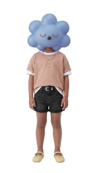 PLAIN T-SHIRT - Chocolate by Zara