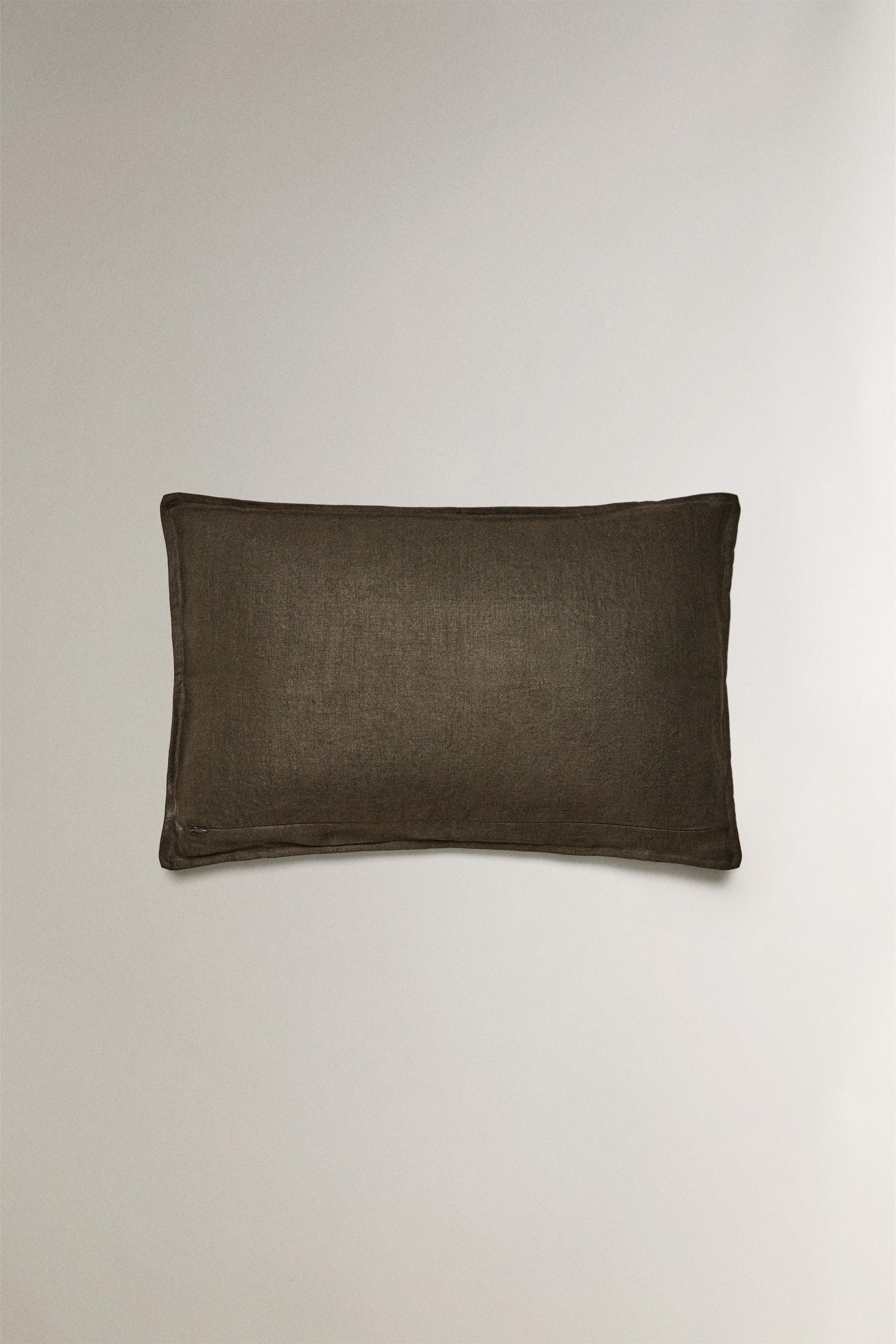 HOUSSE DE COUSSIN LIN