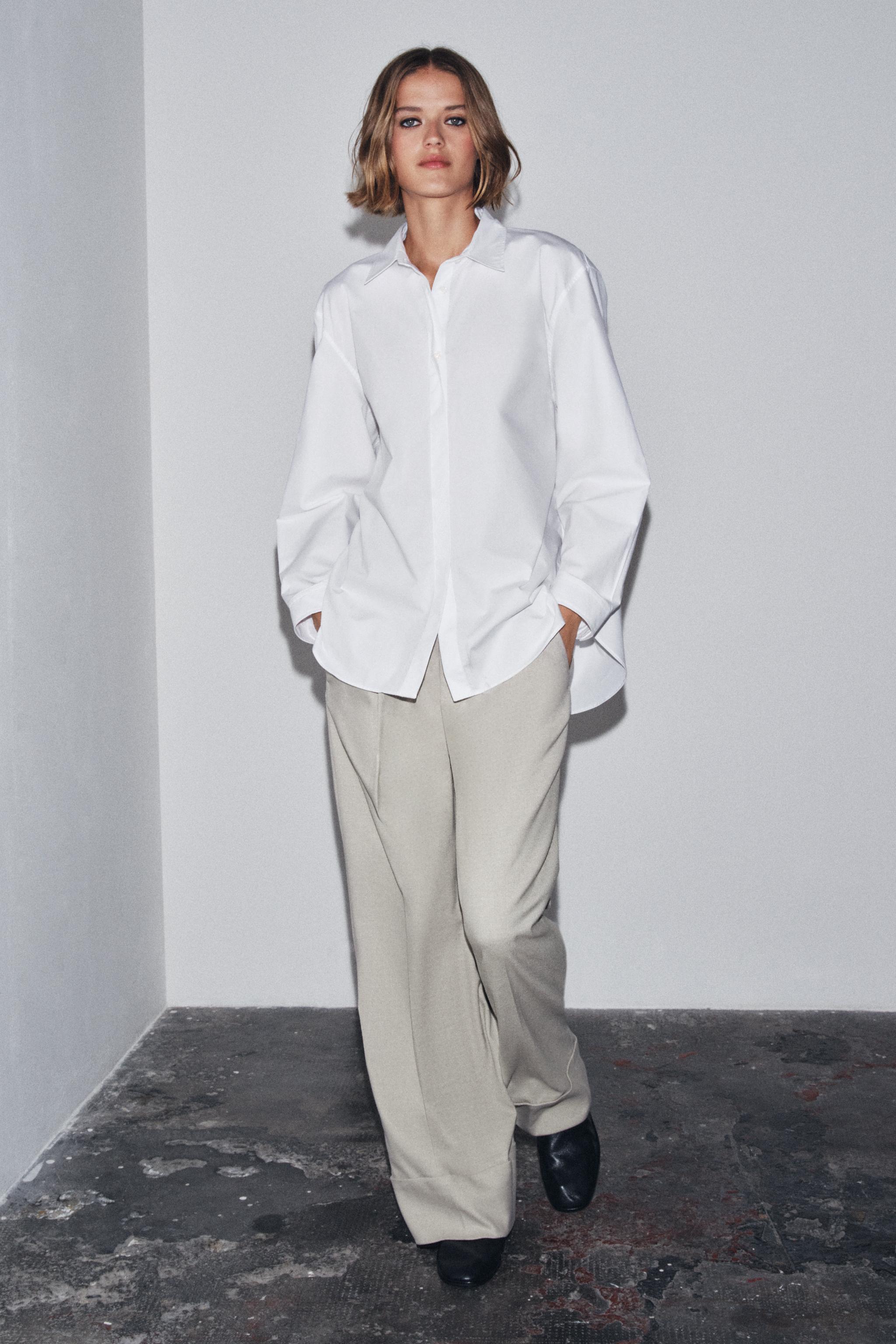 ae7xs4MOCK NECK SHIRTSとpants ZW COLLECTION SHIRT AND PANTS SET | ZARA United States