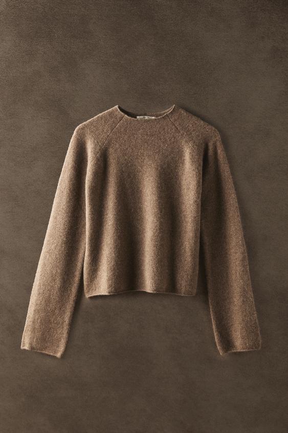 CASHMERE SWEATER - Brown | ZARA United States