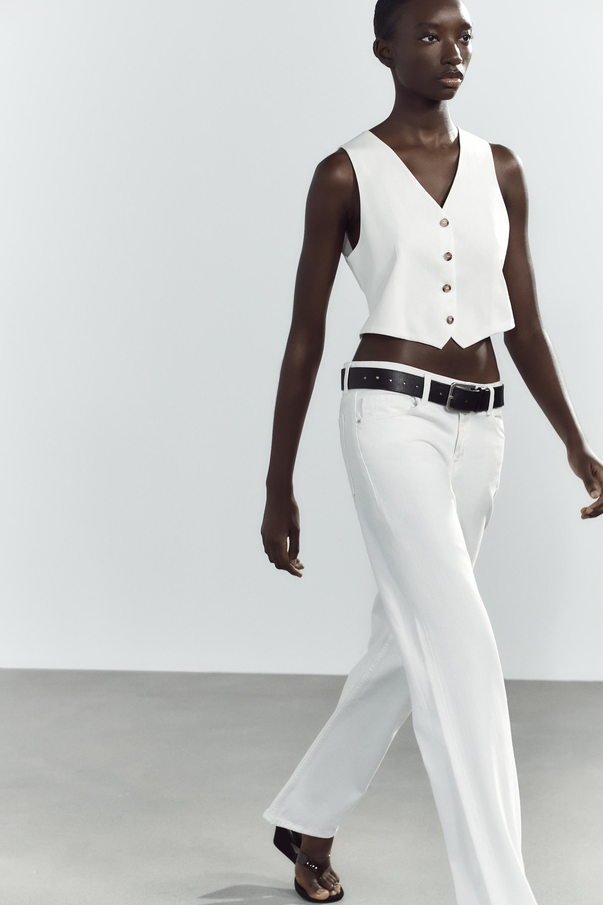 カットアウトバック ベスト - エクリュ | ZARA Japan / 日本 カットアウトバック ベスト - エクリュ | ZARA Japan / 日本
