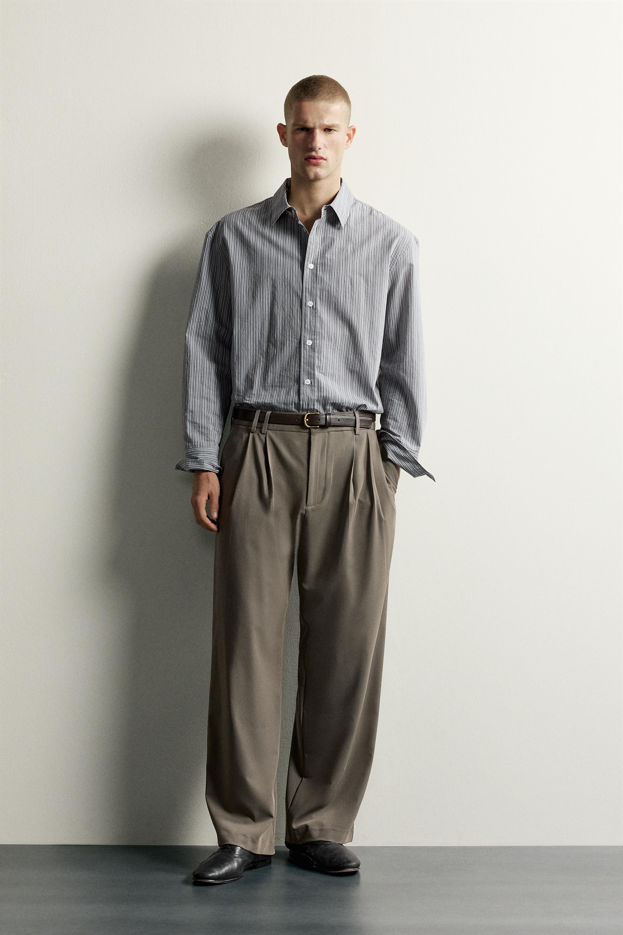 RELAXED FIT STRIPED SHIRT