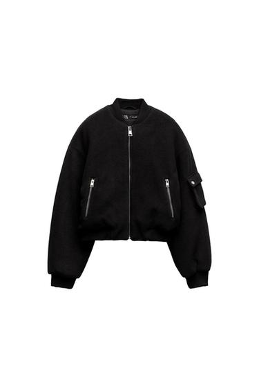 CROPPED BOMBER JACKET