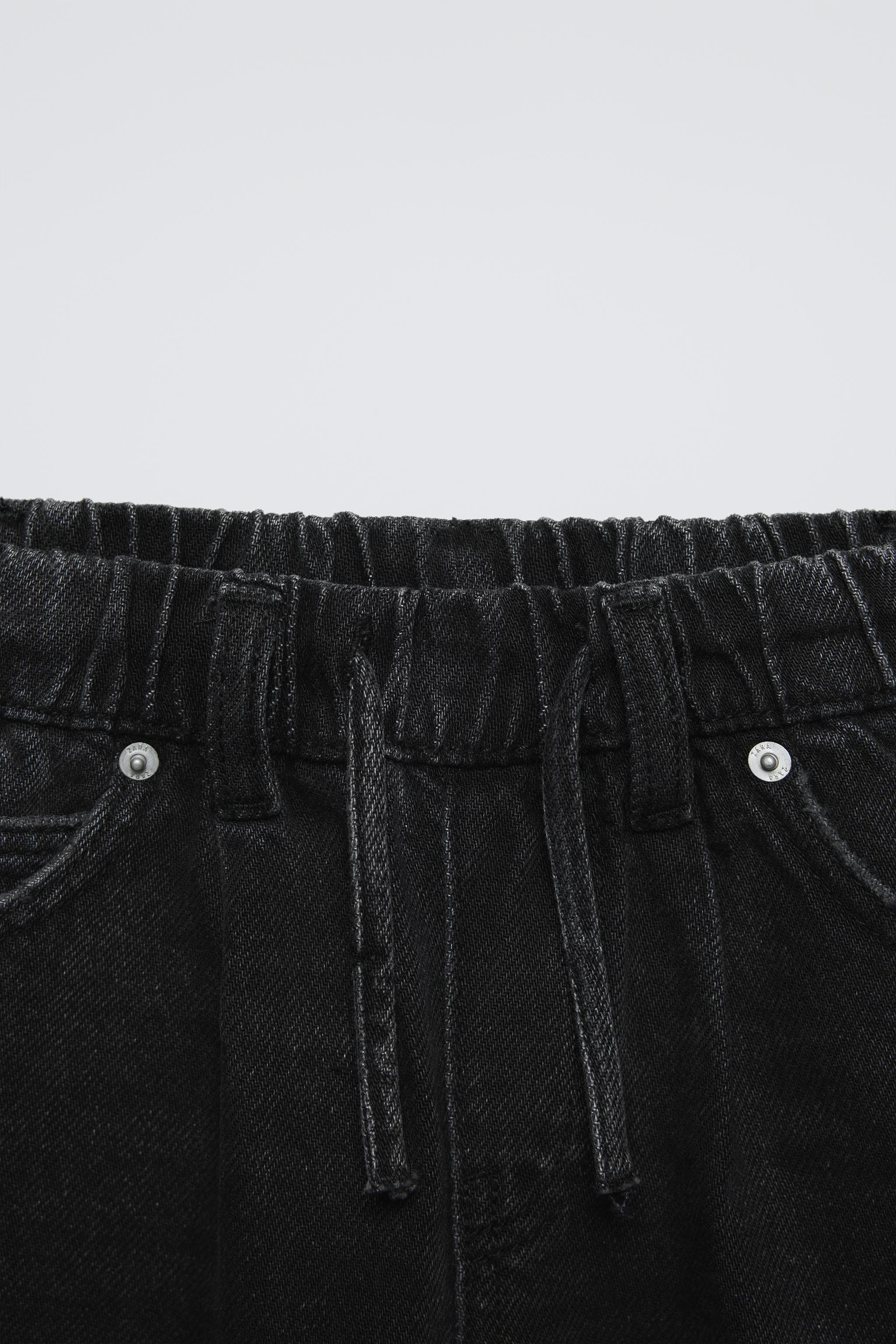 パンツ drawstring 'black' denim pants HARNESS DARK STREET PANT BLACK DENIM – trashandvaudeville