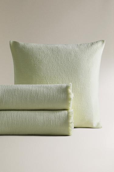 COUVRE-LIT TEXTURE - Vert clair de Zara - Image 4