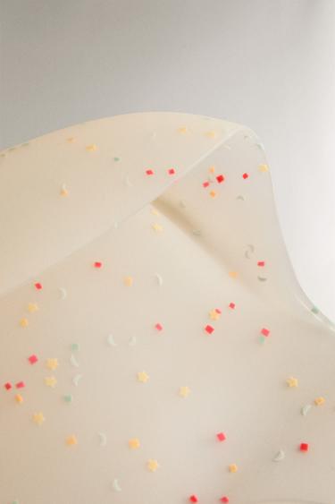 CHILDREN'S SILICONE CONFETTI BIB - Multicoloured by Zara - Image 3