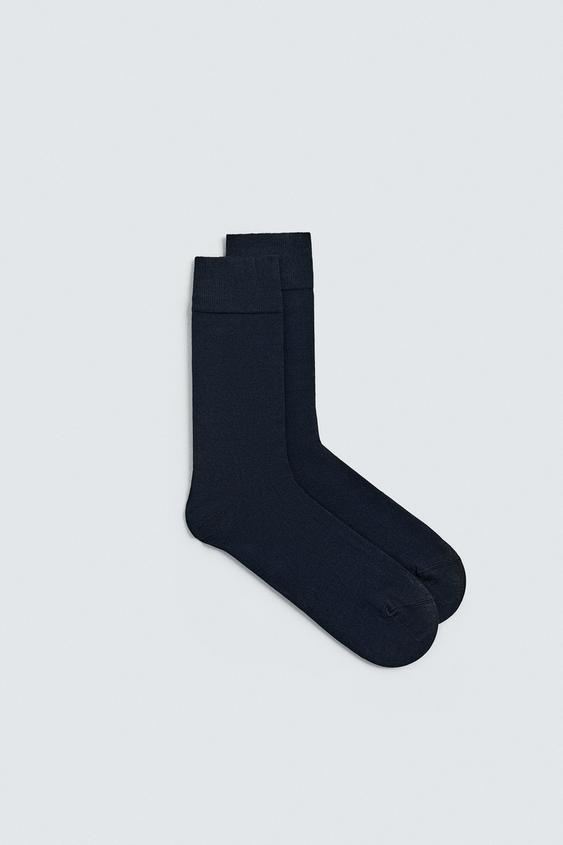 MERCERIZED COTTON SOCKS from Zara - $19.90