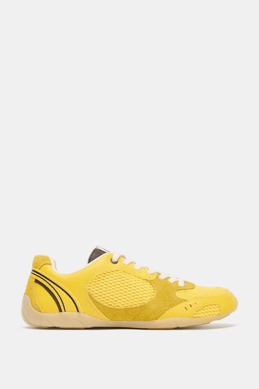 ZAPATILLAS RUNNING CONTRASTES - Amarillo de Zara