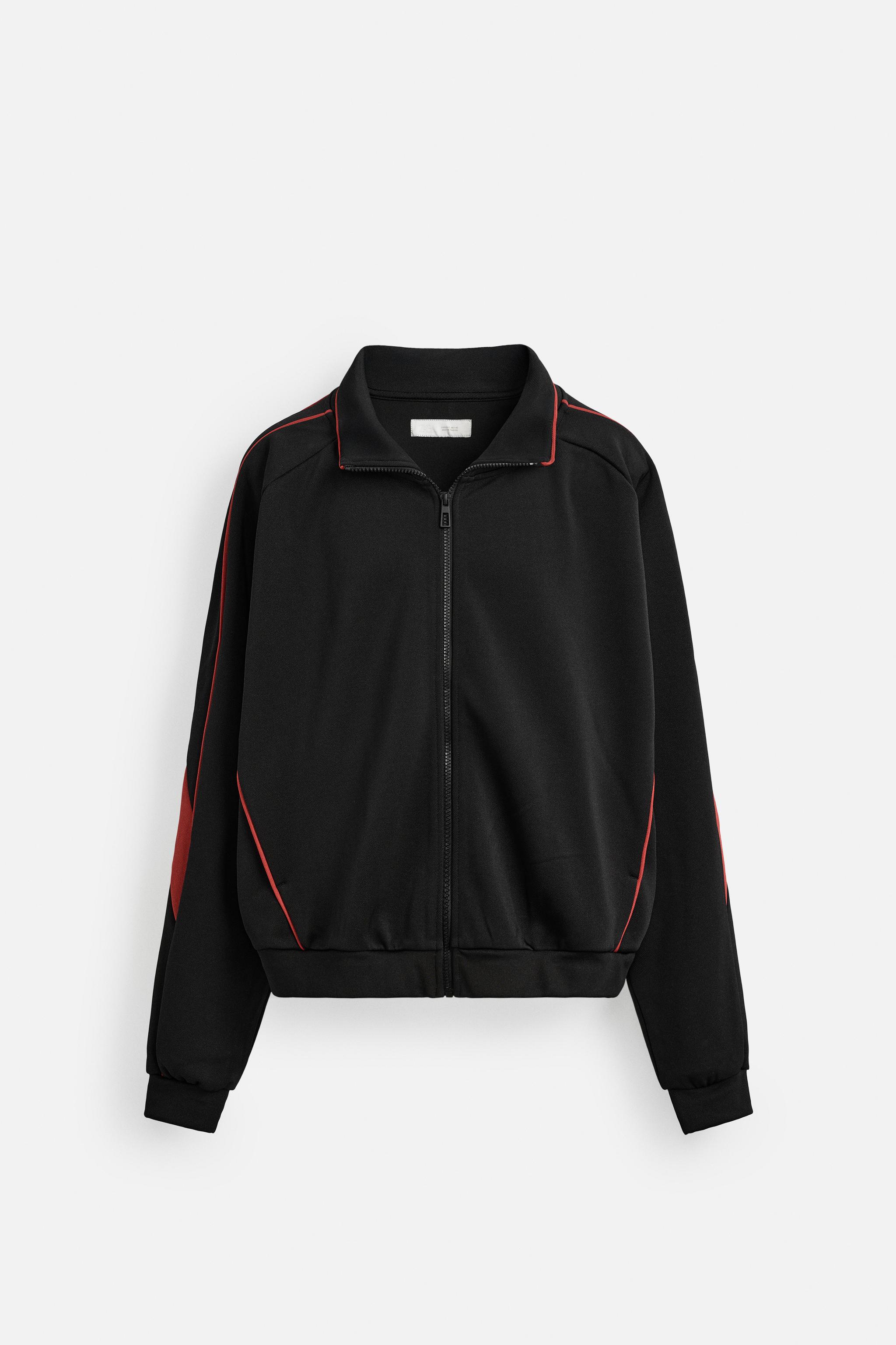 フェイクレザーボンバージャケット - ブラック | ZARA Japan / 日本