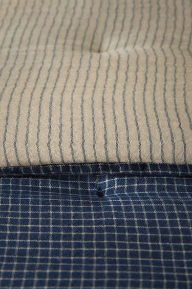 KIDS' REVERSIBLE MUSLIN QUILTED BEDSPREAD - Navy blue by Zara - Image 5