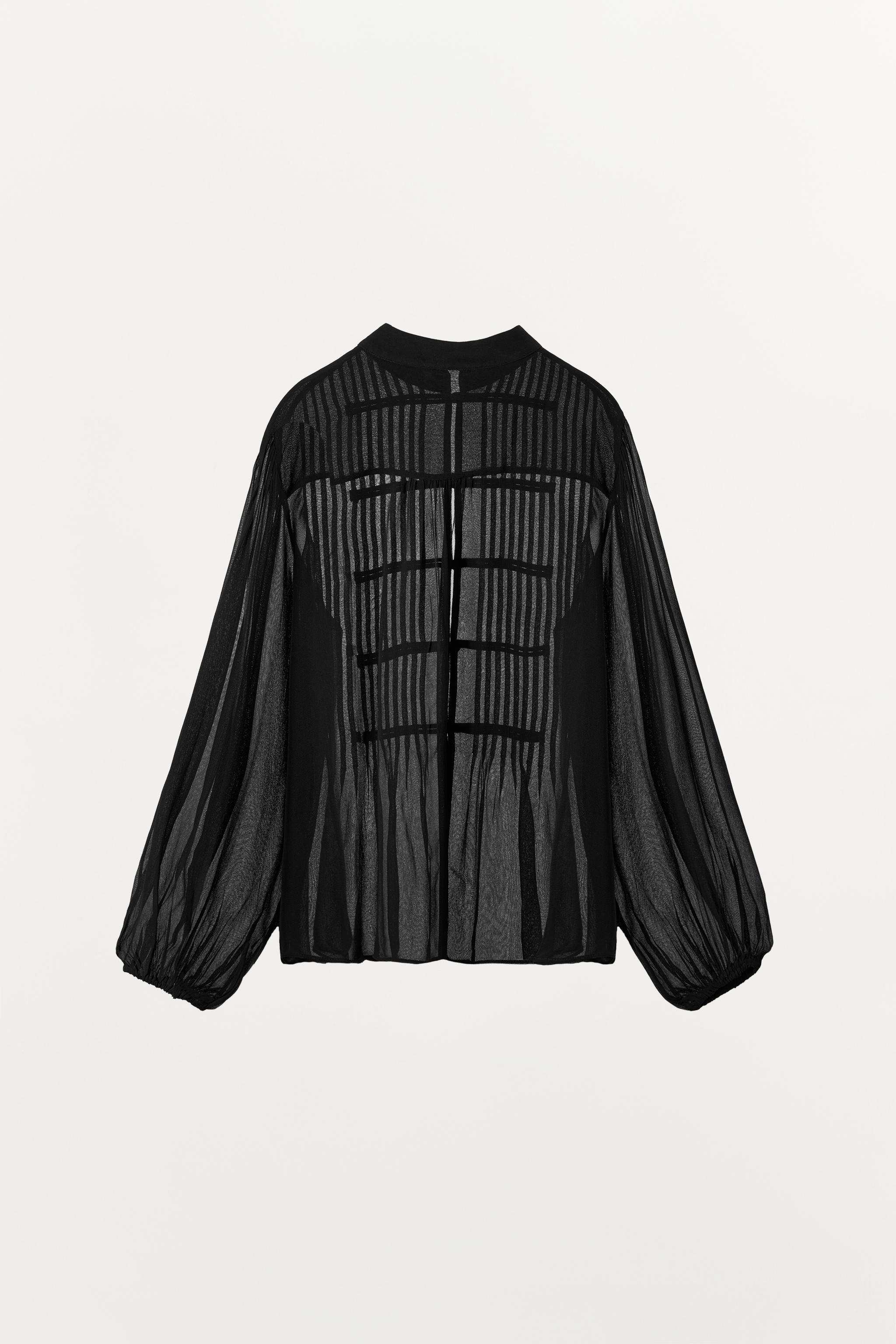 ZW COLLECTION BIB SHIRT WITH FROG FASTENING