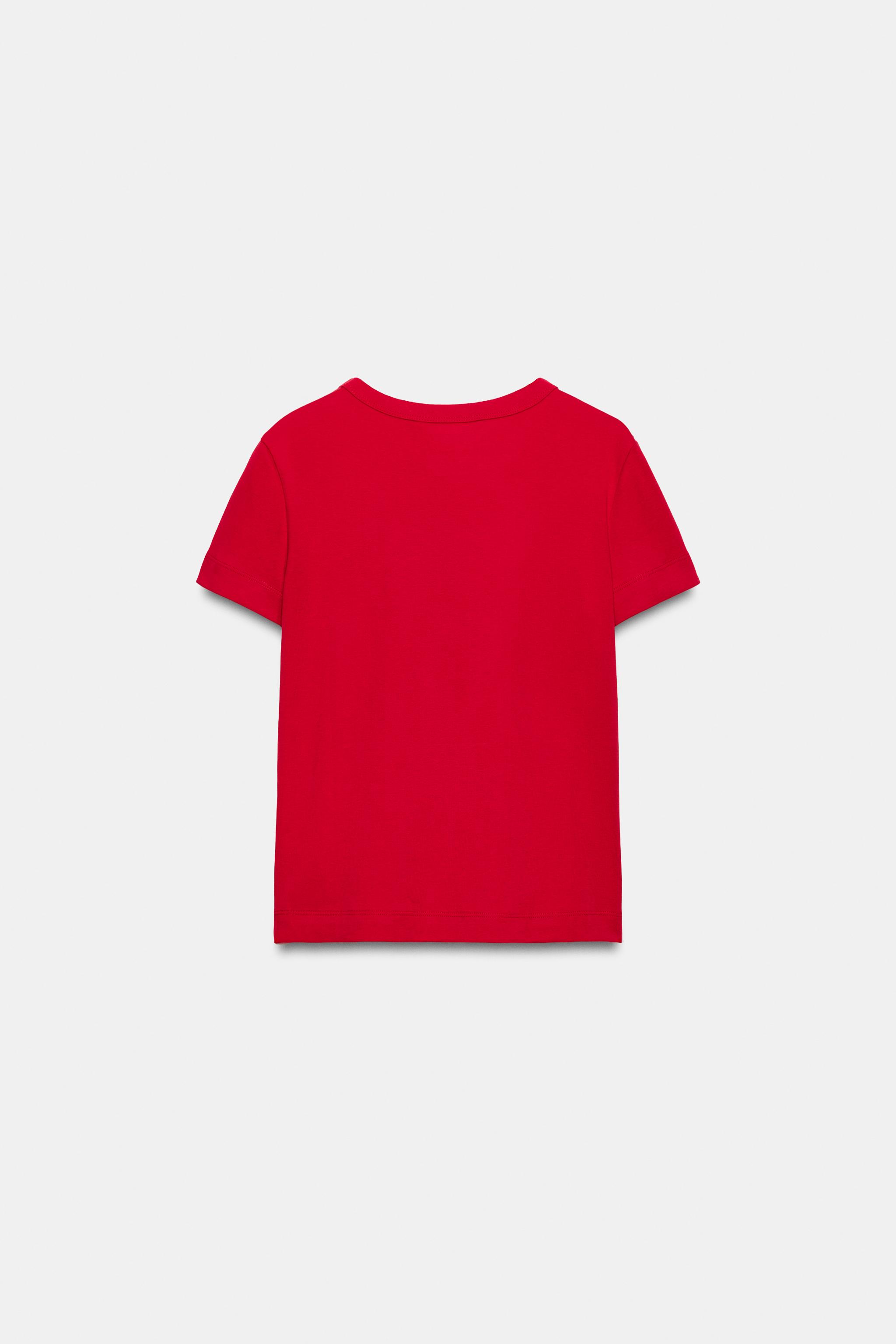 İNTERLOK KISA KOLLU T-SHIRT - Görsel 8