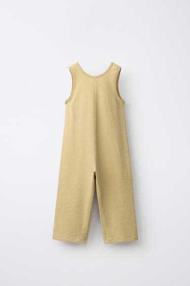 Zara PLAIN JUMPSUIT - Mustard