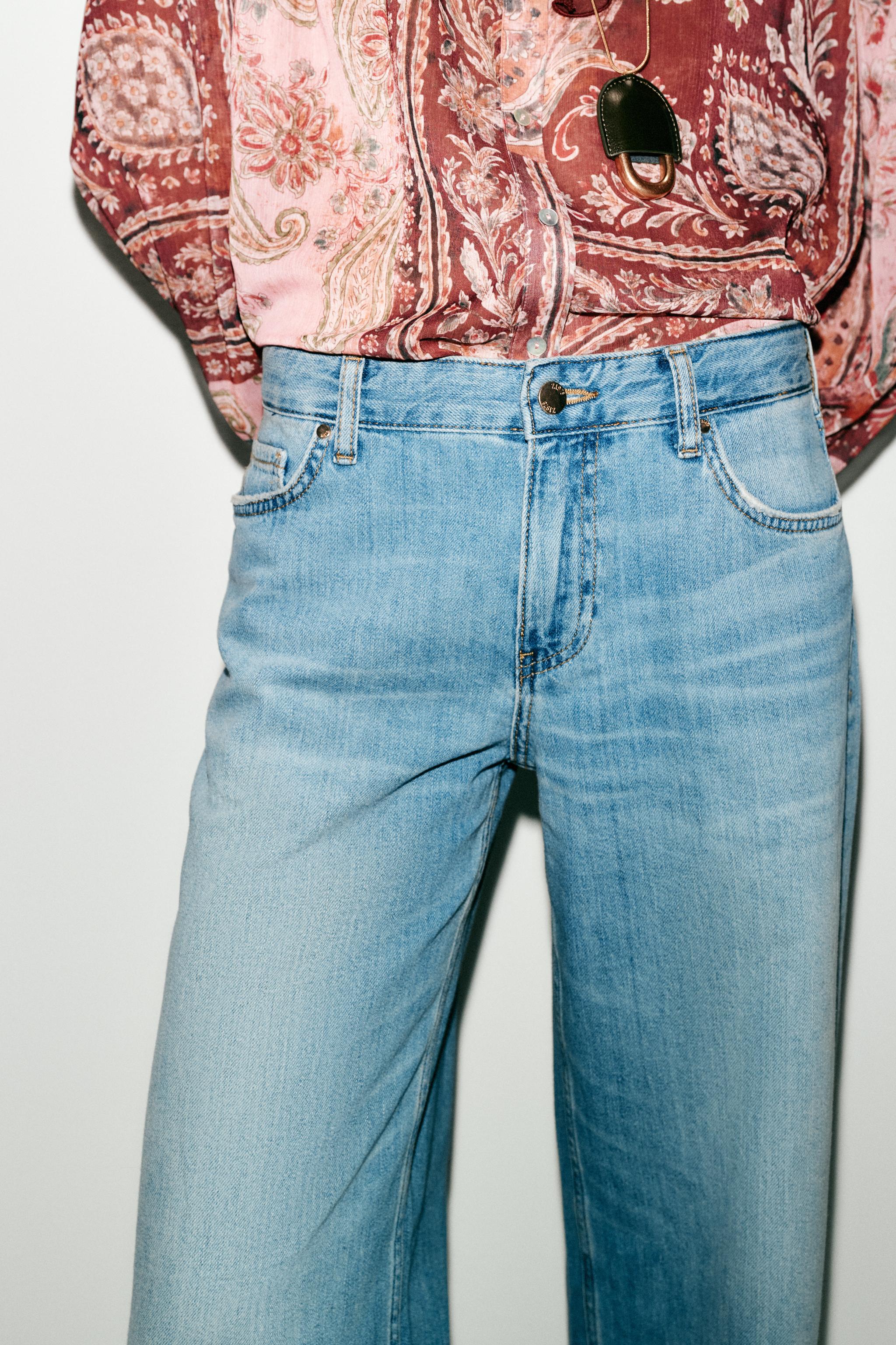 Z1975 WIDE-LEG LOW-RISE JEANS