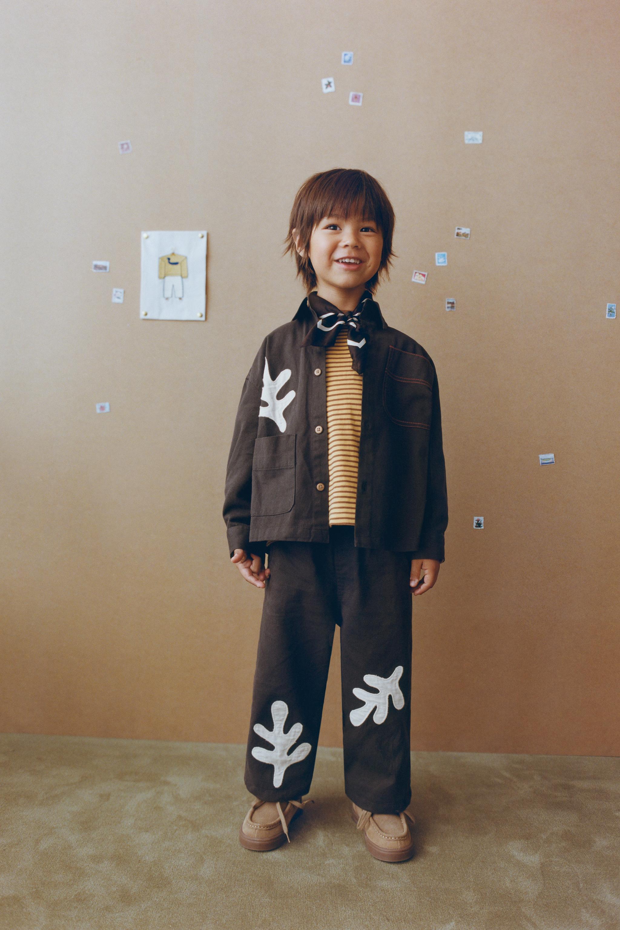 ジャケット・アウター WORK JACKET CONTRAST STITCH CONTRAST STITCHING SHORT JACKET - Brown | ZARA Canada