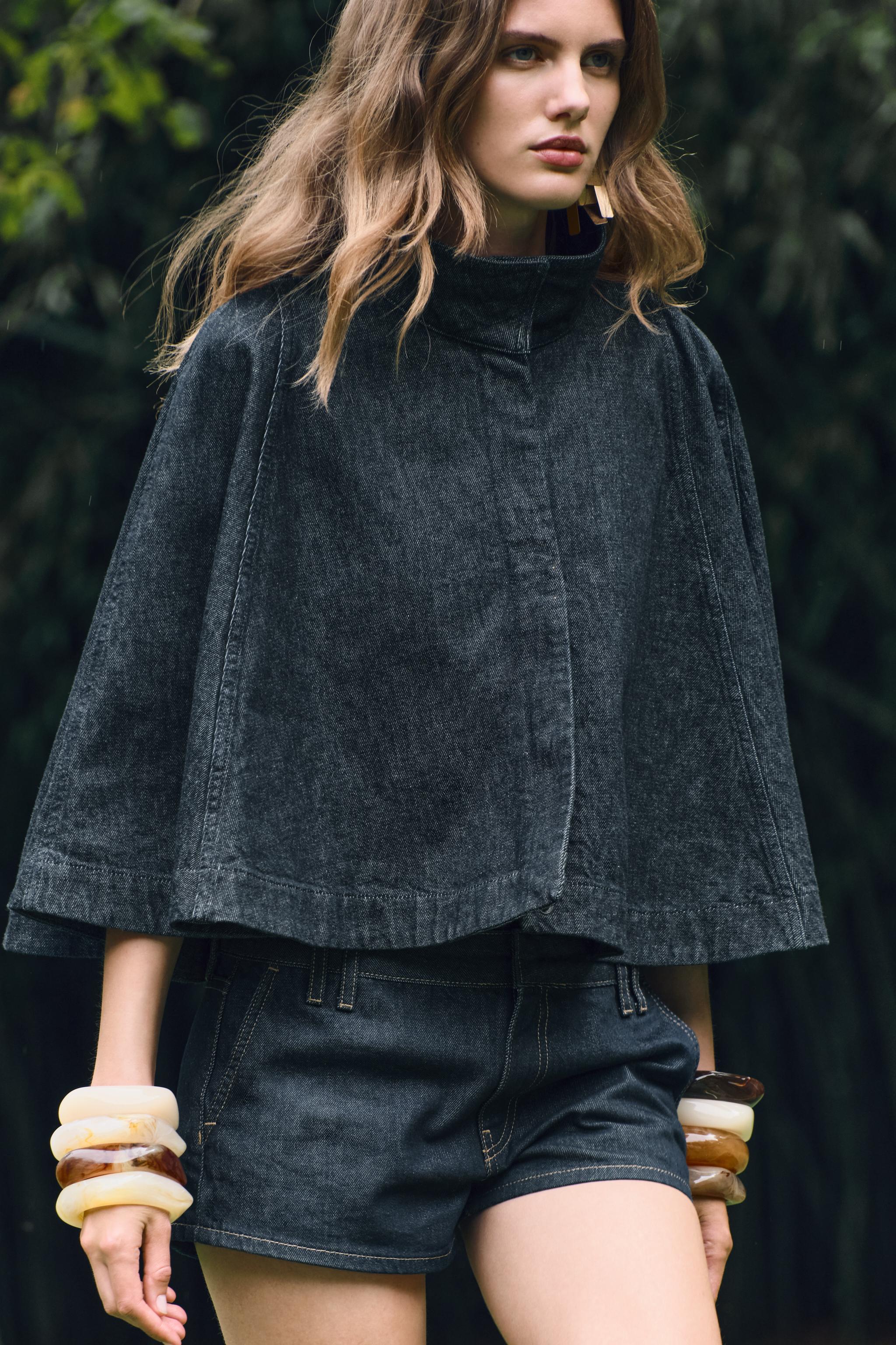 Poncho coat zara online