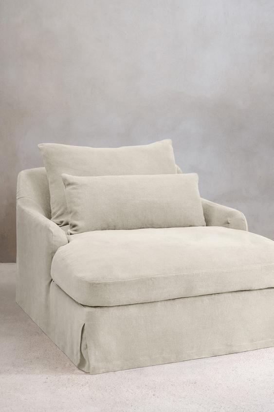 LOVESEATBEZUG BAUMWOLLE 01 - Hellbeige von Zara - Bild 0