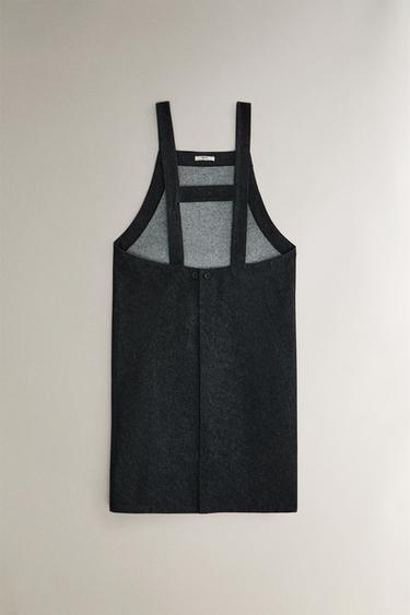 TABLIER CORPS ENTIER DENIM - Bleu de Zara - Image 3