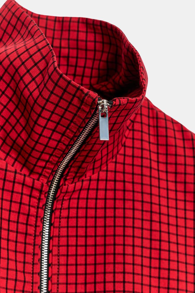 Chaqueta bomber a cuadros 8