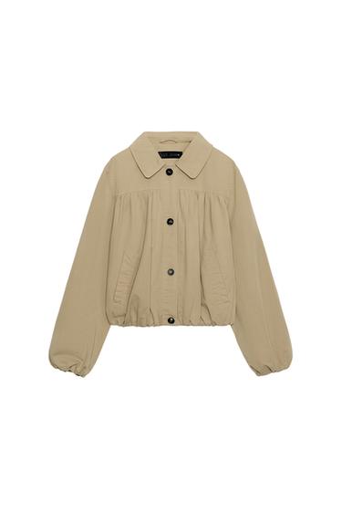 PUFF SLEEVE JACKET - camel by Zara