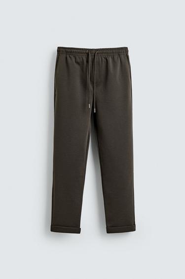 COMFORT NON IRON JOGGER BELLI SHIM - Yashil olachipor Zara tomonidan