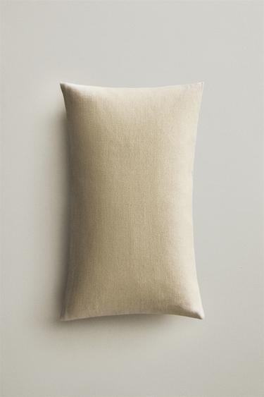 Zara PLAIN CUSHION COVER - Light beige