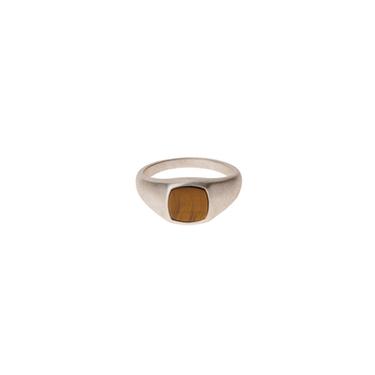 CONTRAST STONE RING - Silver by Zara