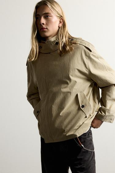 GABARDINE TECHNIQUE CROPPED FIT - Sable de Zara - Image 5