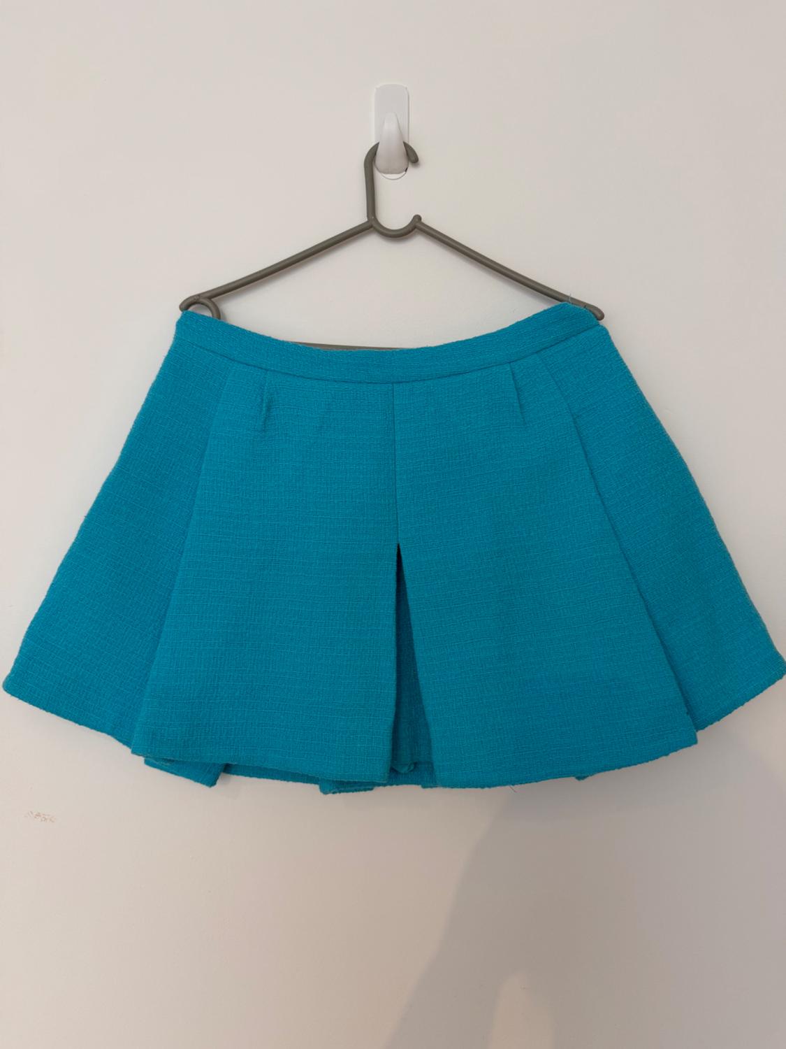 SHORT TEXTURED SKIRT - Image 2