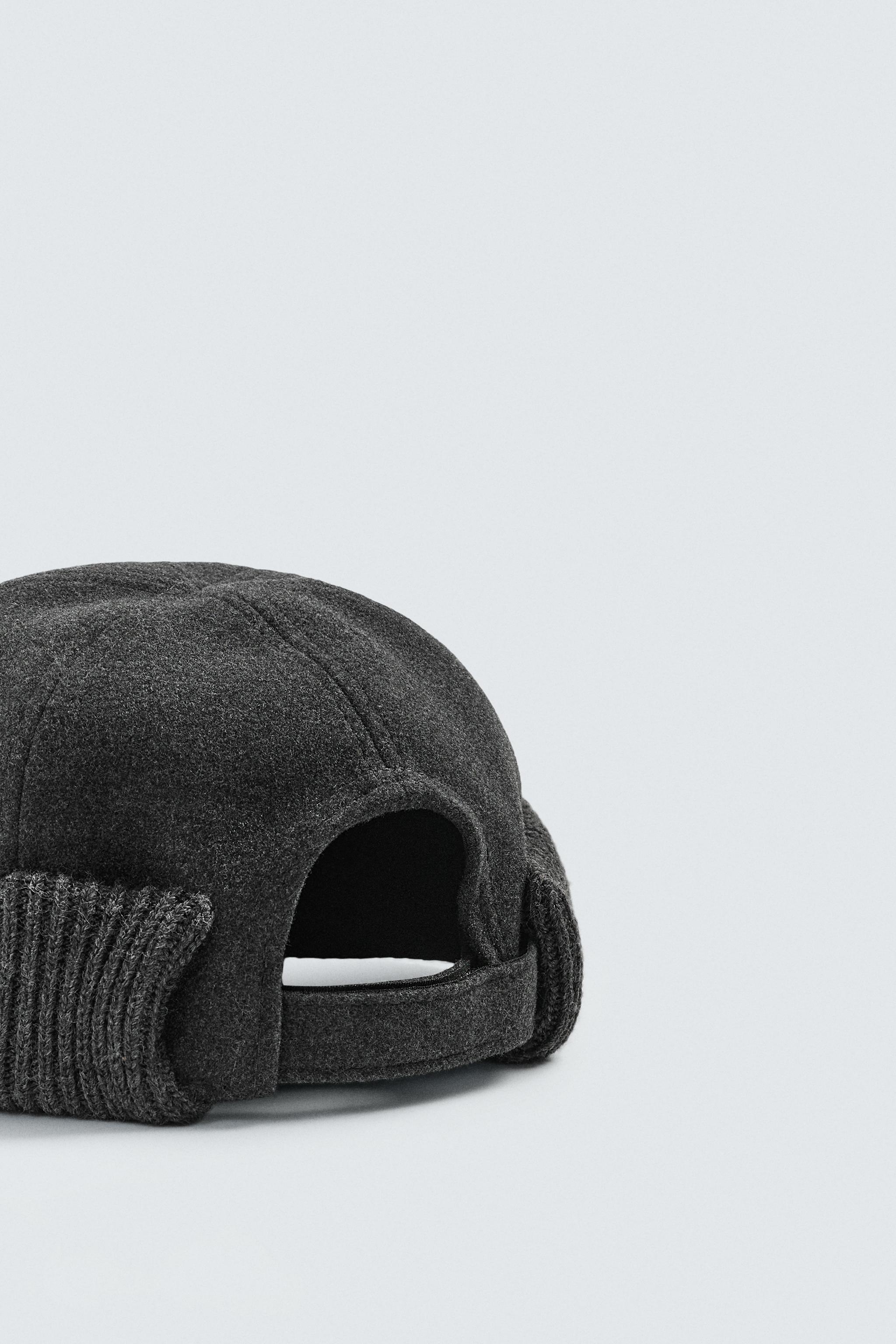 COMBINATION SHORT HAT - Black | ZARA Canada