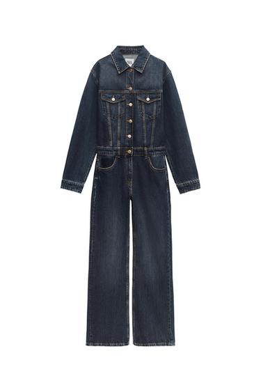 DENIM TRF JUMPSUIT