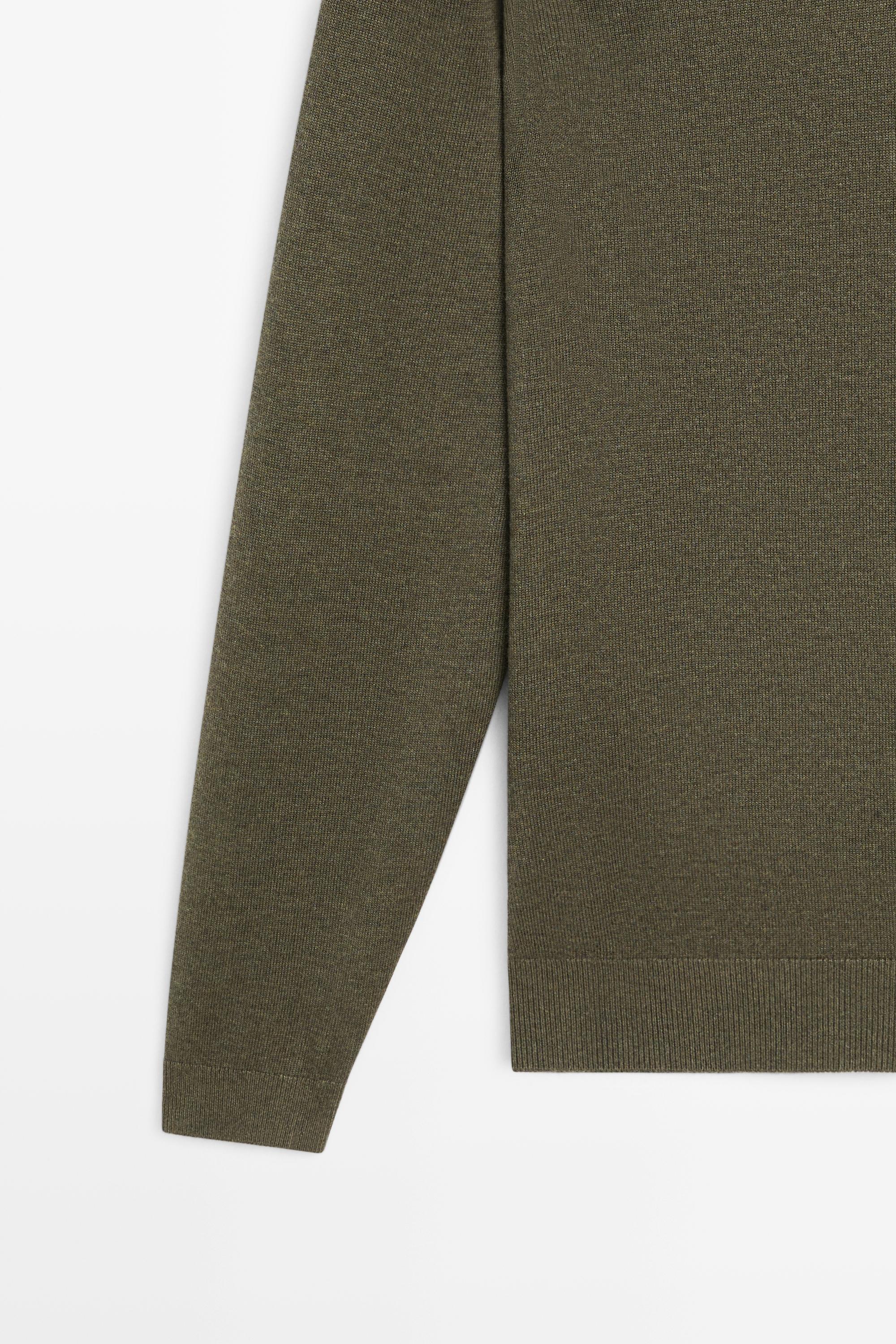 Pull en maille col polo