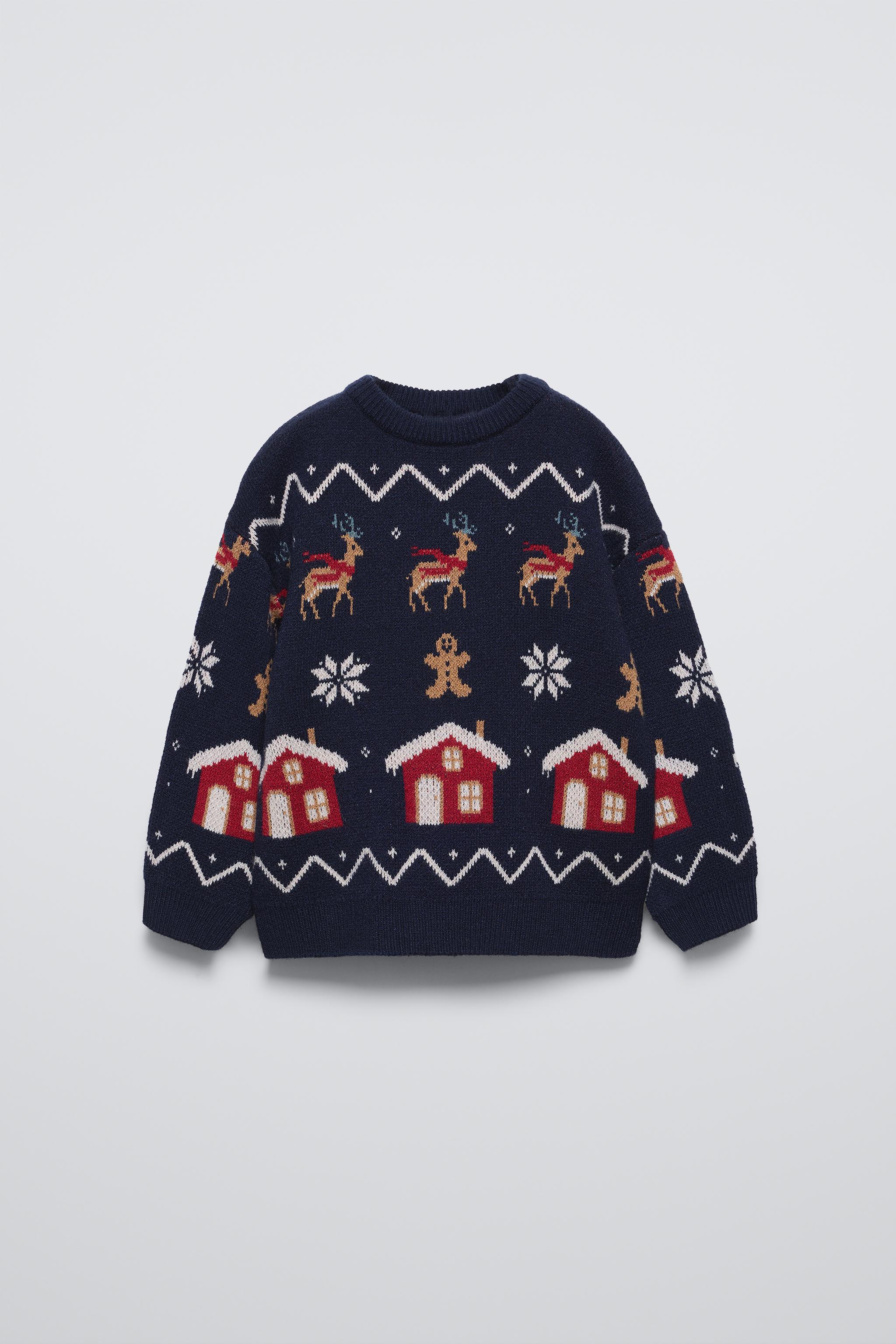 Zara snowman christmas outlet sweater NWT