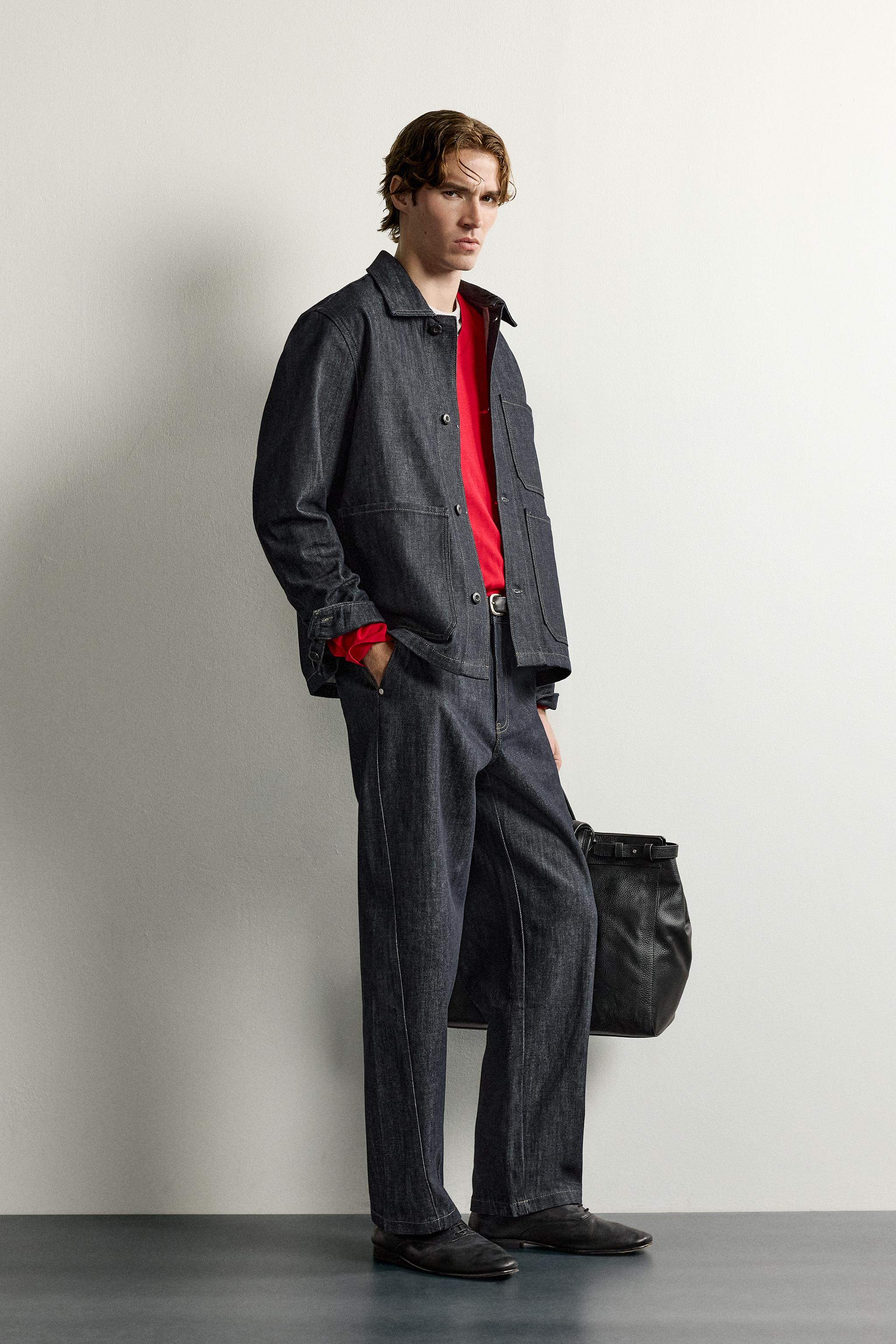 POCKET DENIM OVERSHIRT