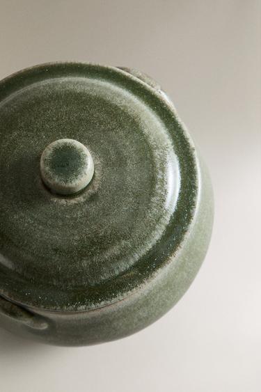 SOUPIÈRE TERRE CUITE AVEC COUVERCLE - Vert de Zara - Image 2