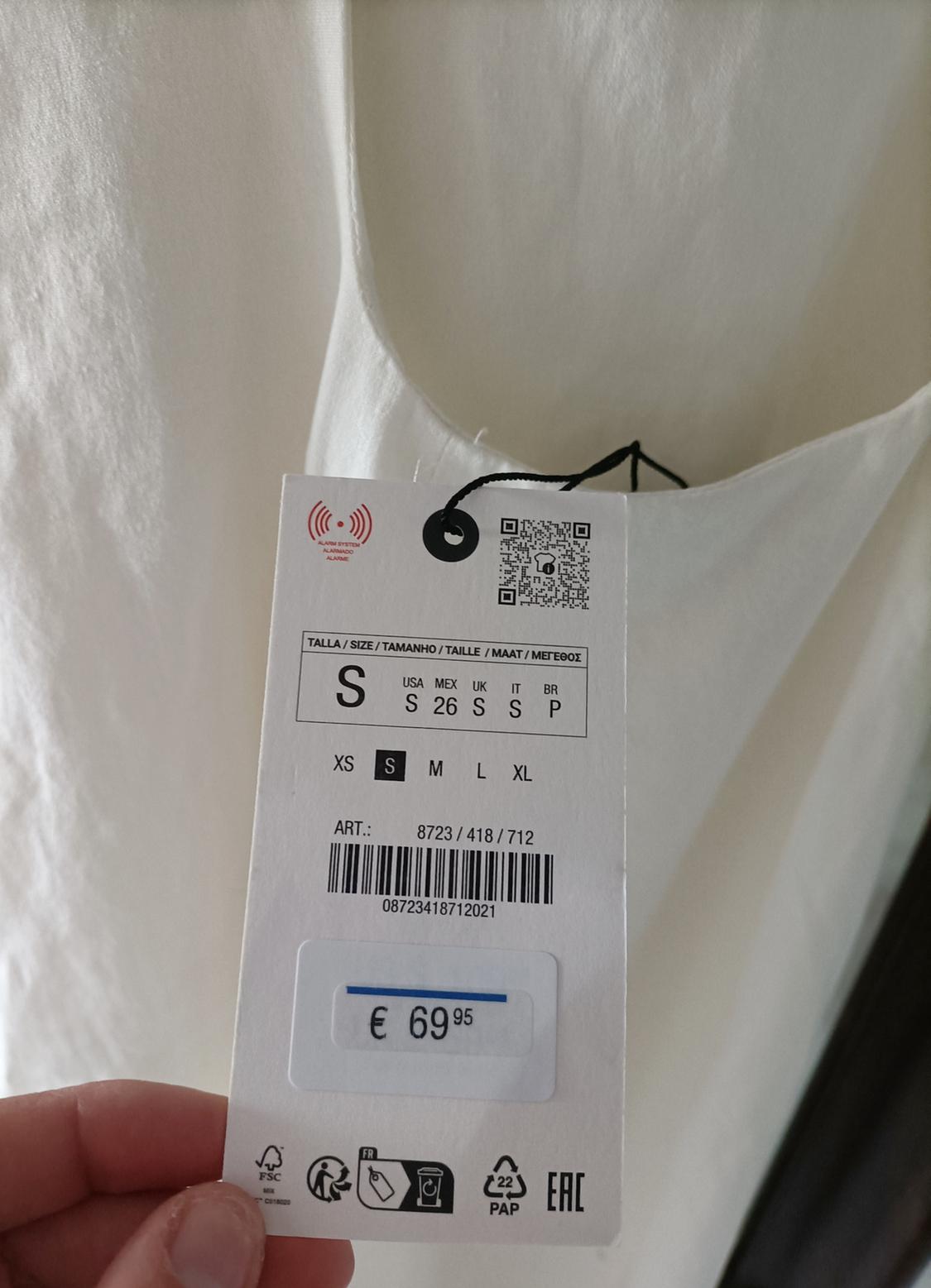 LINEN BLEND KNOT DRESS ZW COLLECTION - Image 5