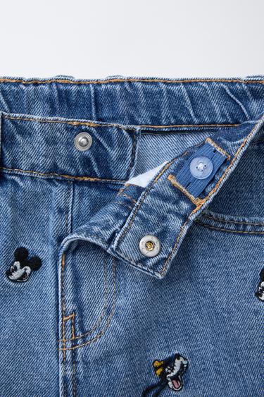 BERMUDA EN DENIM MICKEY MOUSE AND FRIENDS © DISNEY - Bleu moyen de Zara - Image 4