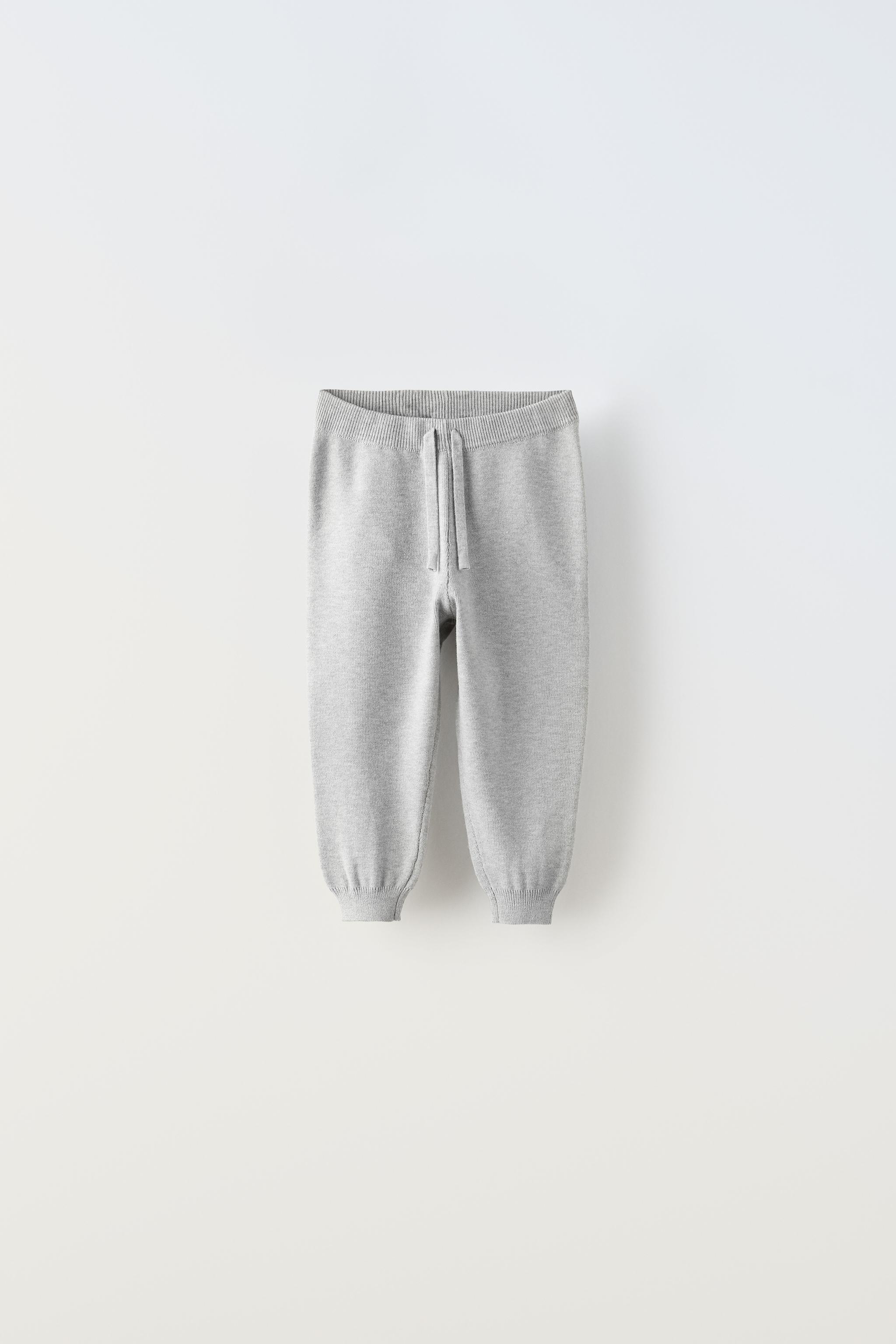 Zara knit jogging trousers new arrivals