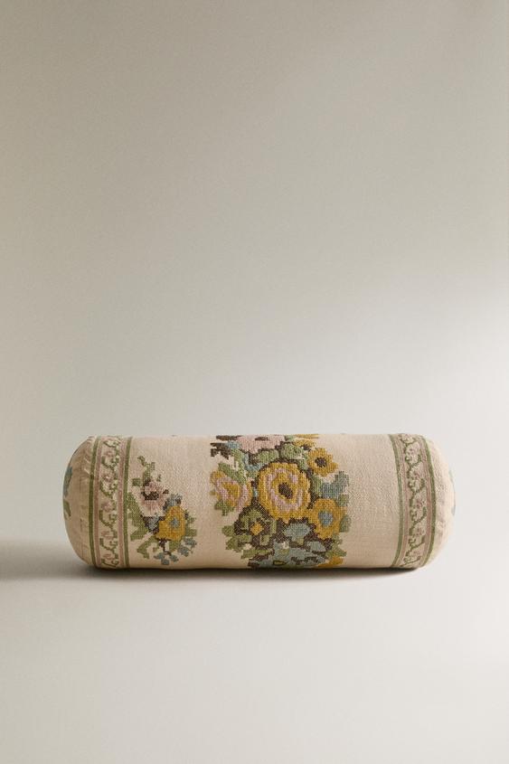 STITCHED THROW PILLOW COVER