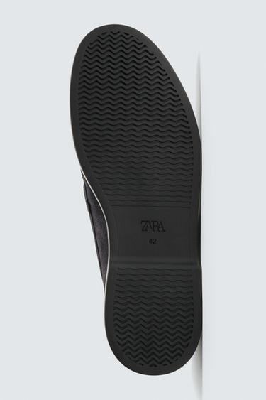 CASUAL LEATHER LOAFERS - Blue by Zara - Image 6