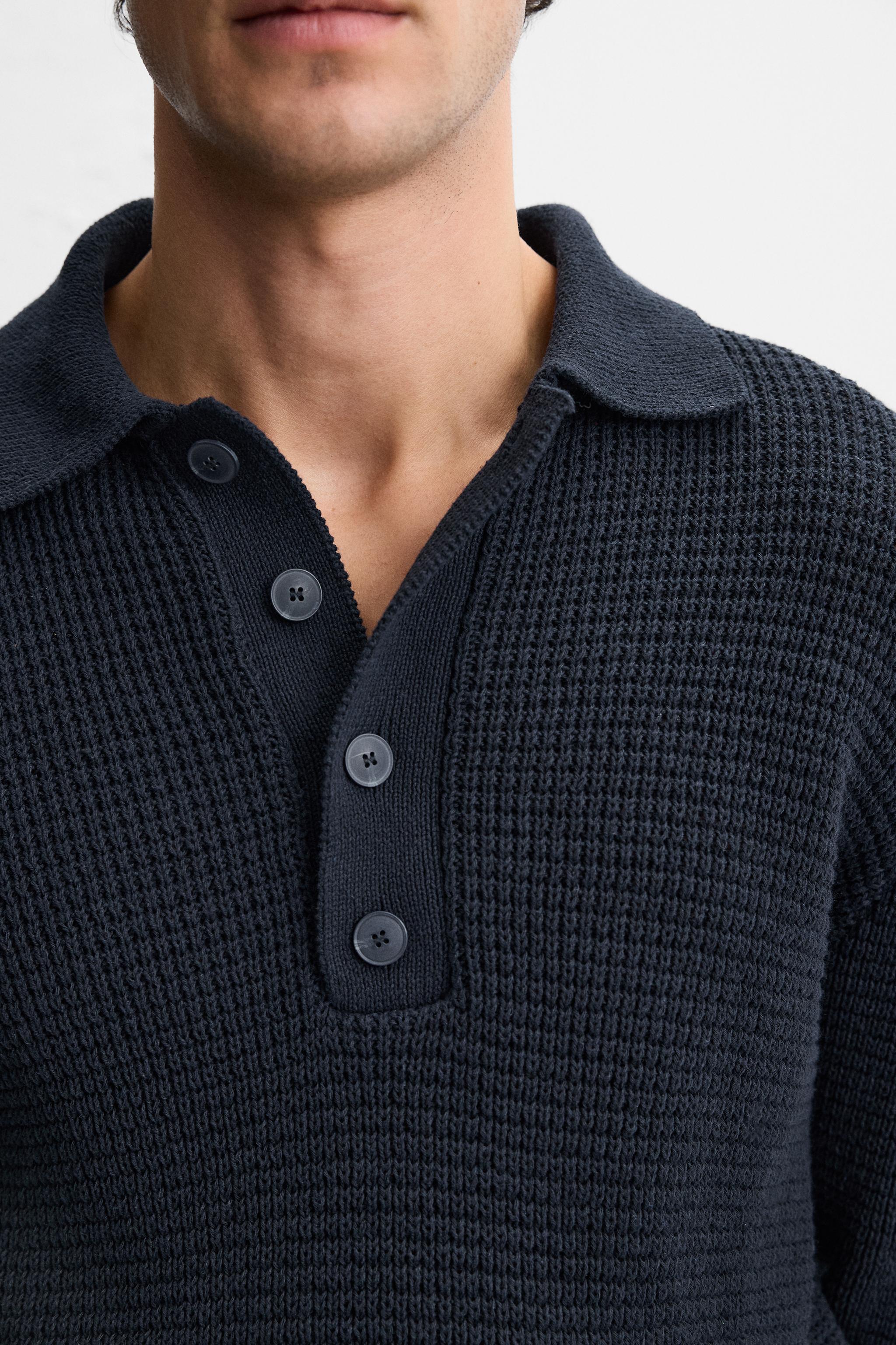 トップス MARINE SERRE KNIT POLO SSENSE Exclusive Brown Moonogram Second Skin Turtleneck by