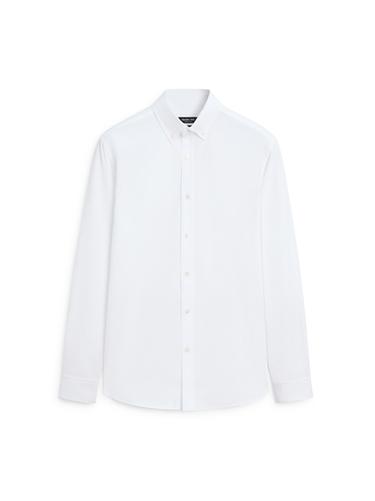 Zara 100% cotton regular fit Oxford shirt - White