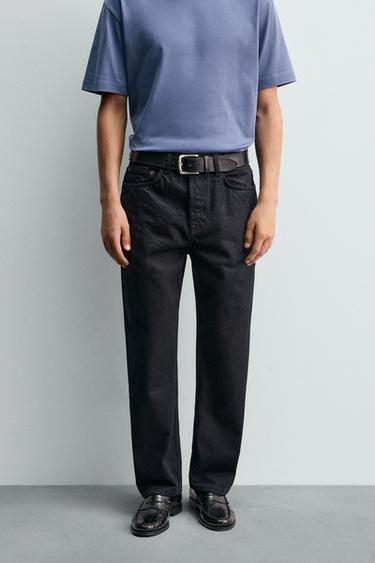 JEAN STRAIGHT ANKLE FIT - bleu/noir de Zara - Image 1
