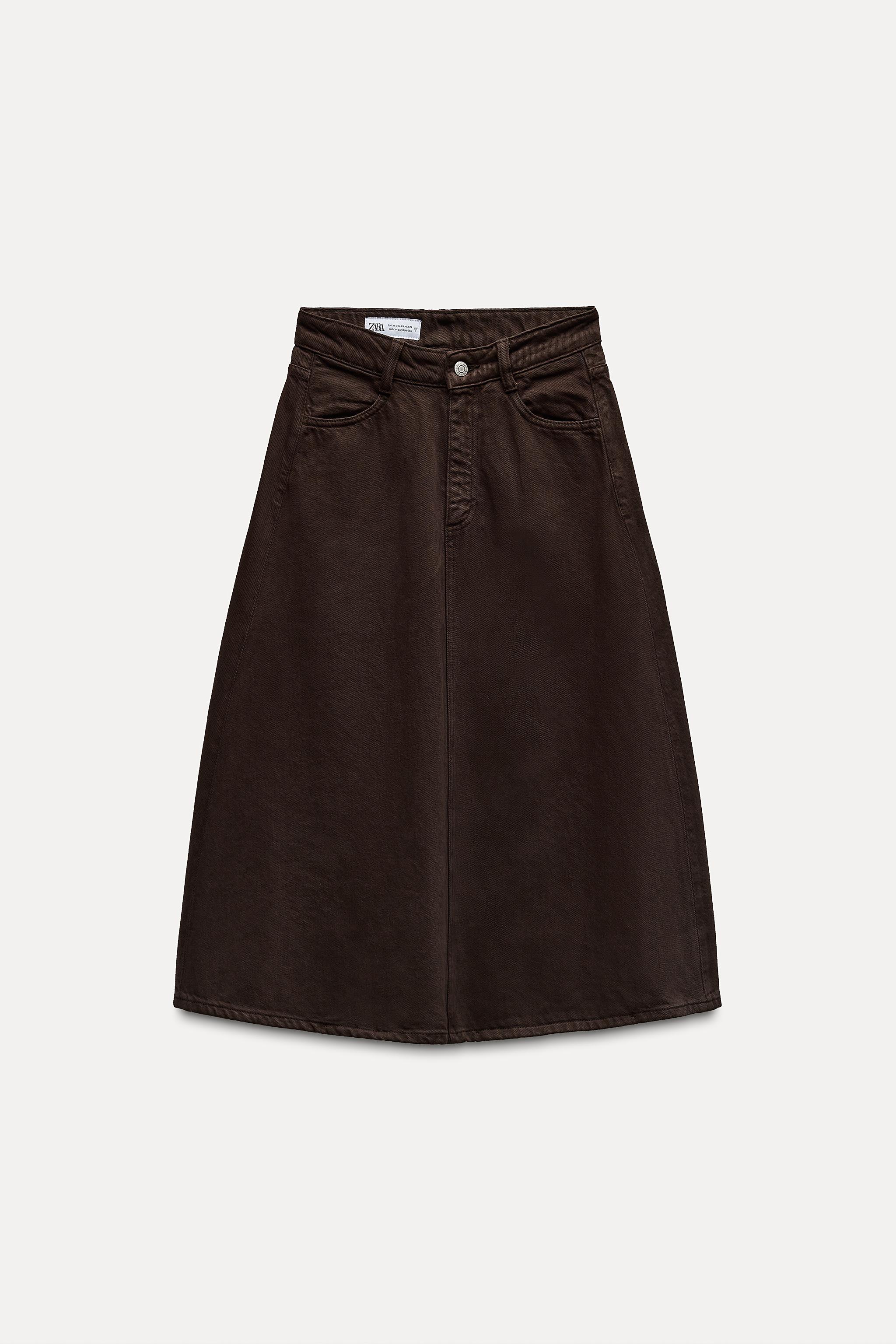 Women s Denim Skirts ZARA United Kingdom