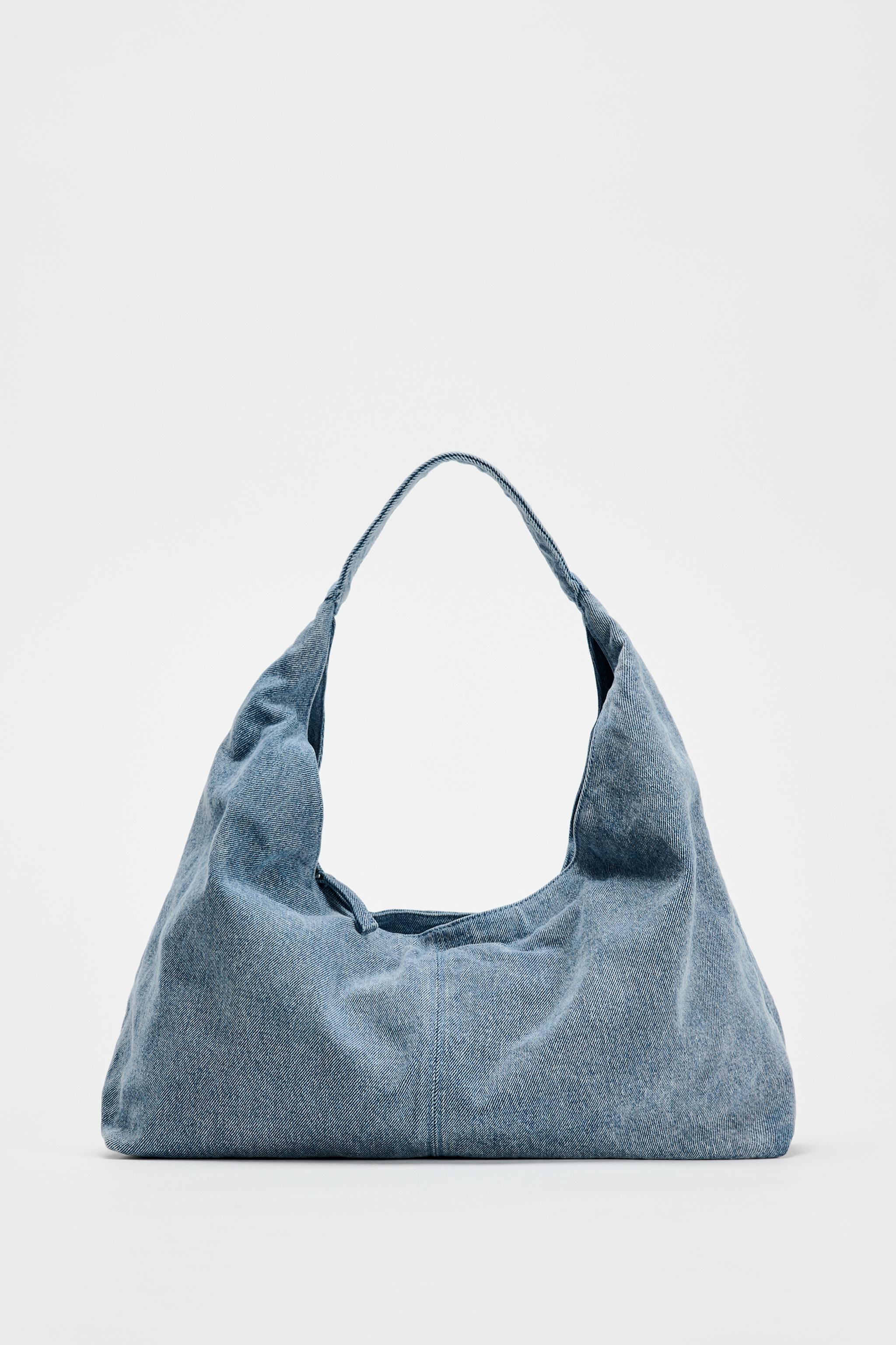 Zara blue bag sale