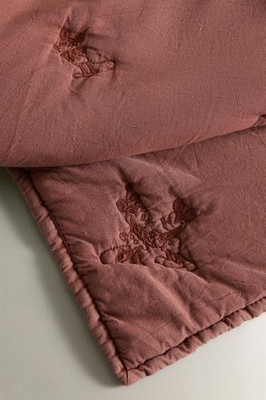 KIDS' MICKEY & MINNIE ©DISNEY QUILTED BEDSPREAD - Russet by Zara - Image 3