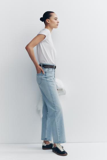 JEAN TRF MOM FIT AVEC TAILLE HAUTE - Bleu clair de Zara - Image 2