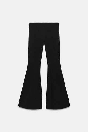 PANTALONI TAILLEUR FLARE ZW COLLECTION - Nero di Zara