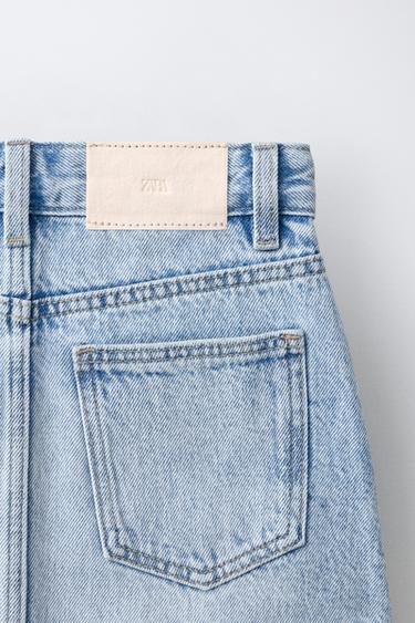 DENIM SKIRT - Light blue by Zara - Image 3