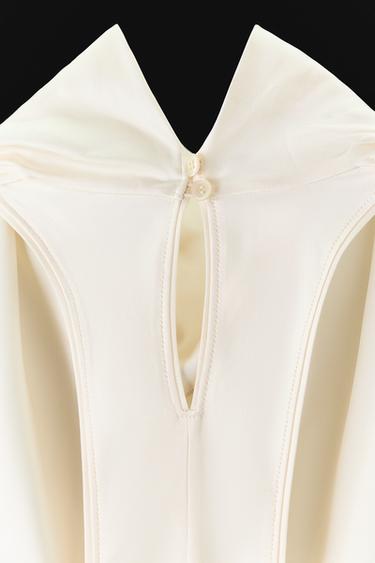 ZW COLLECTION HALTER MIDI DRESS - Ivory by Zara - Image 13